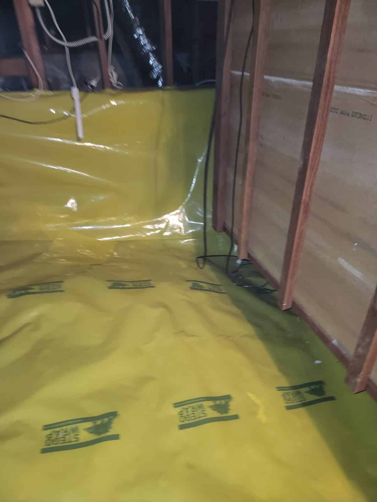 crawl space moisture barrier installation company in Wlanut Creek